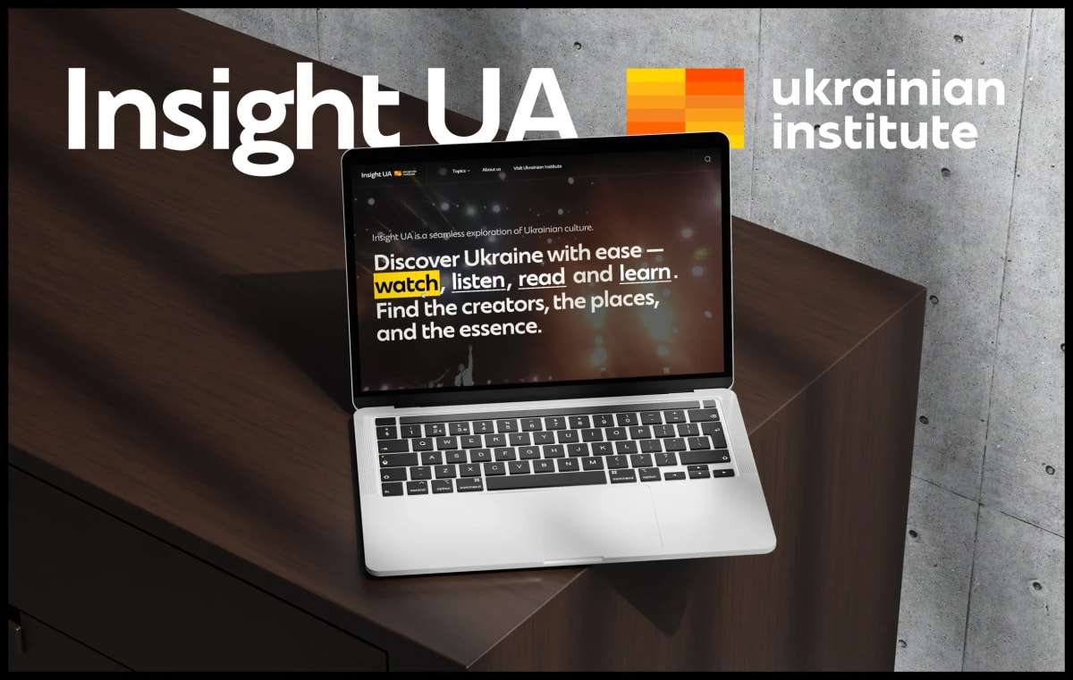 Insight UA: culture platform design for the Ukrainian Institute