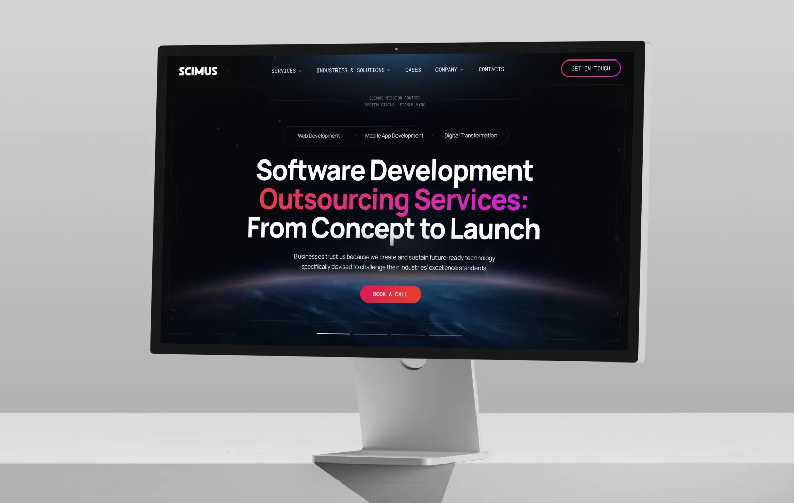 Corporate Website for a Software Development Company: A Large Site Without Complex Navigation