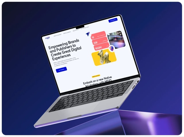 Webflow-maandumislehed globaalsele adtech-platvormile: kuidas me MGID-iga töötame